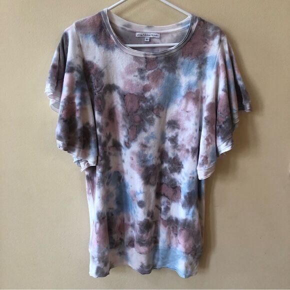 Young Fabulous and Broke Terry Cloth Tie Dye Top - Picture 1 of 4